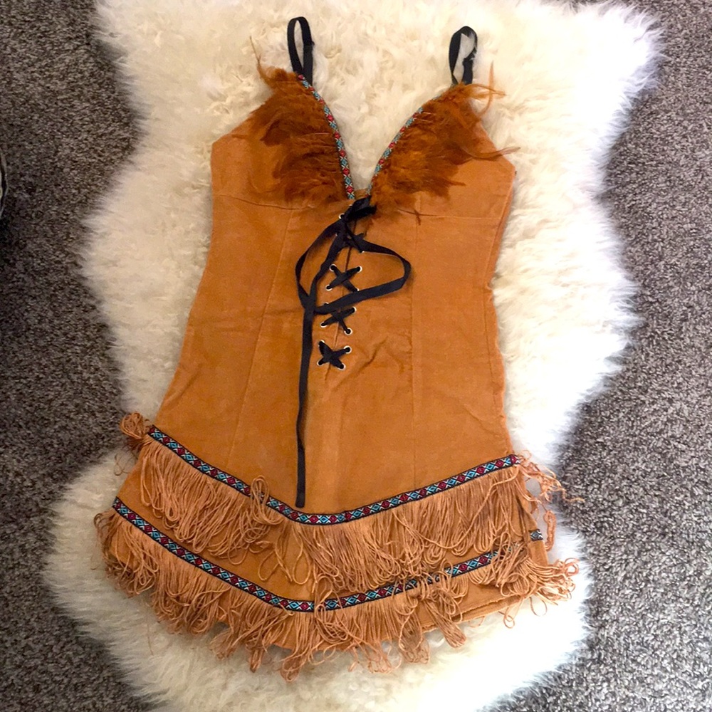 Halloween costume Indian princess dress/adjustable